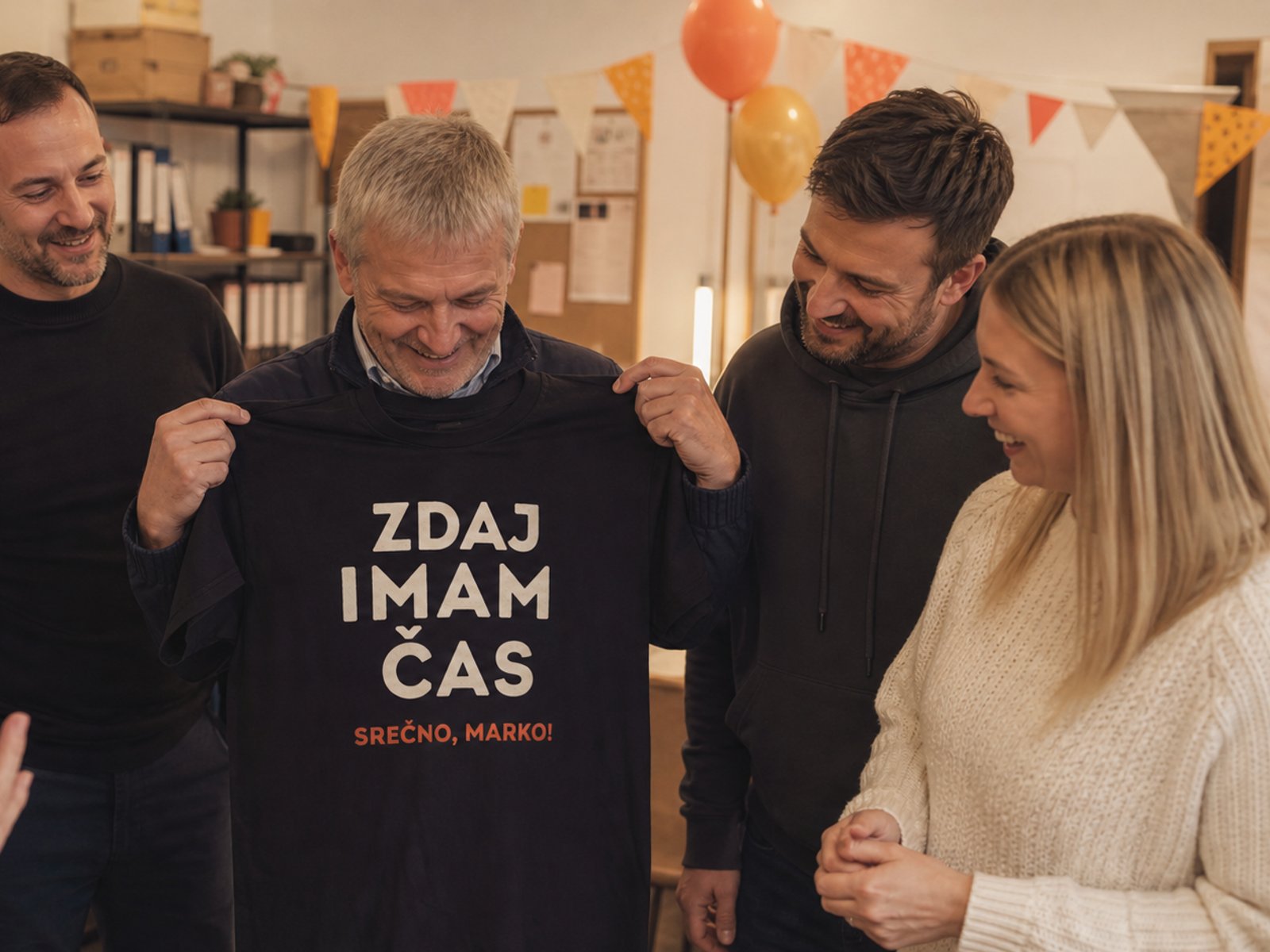 Personalizirana majica za upokojitev