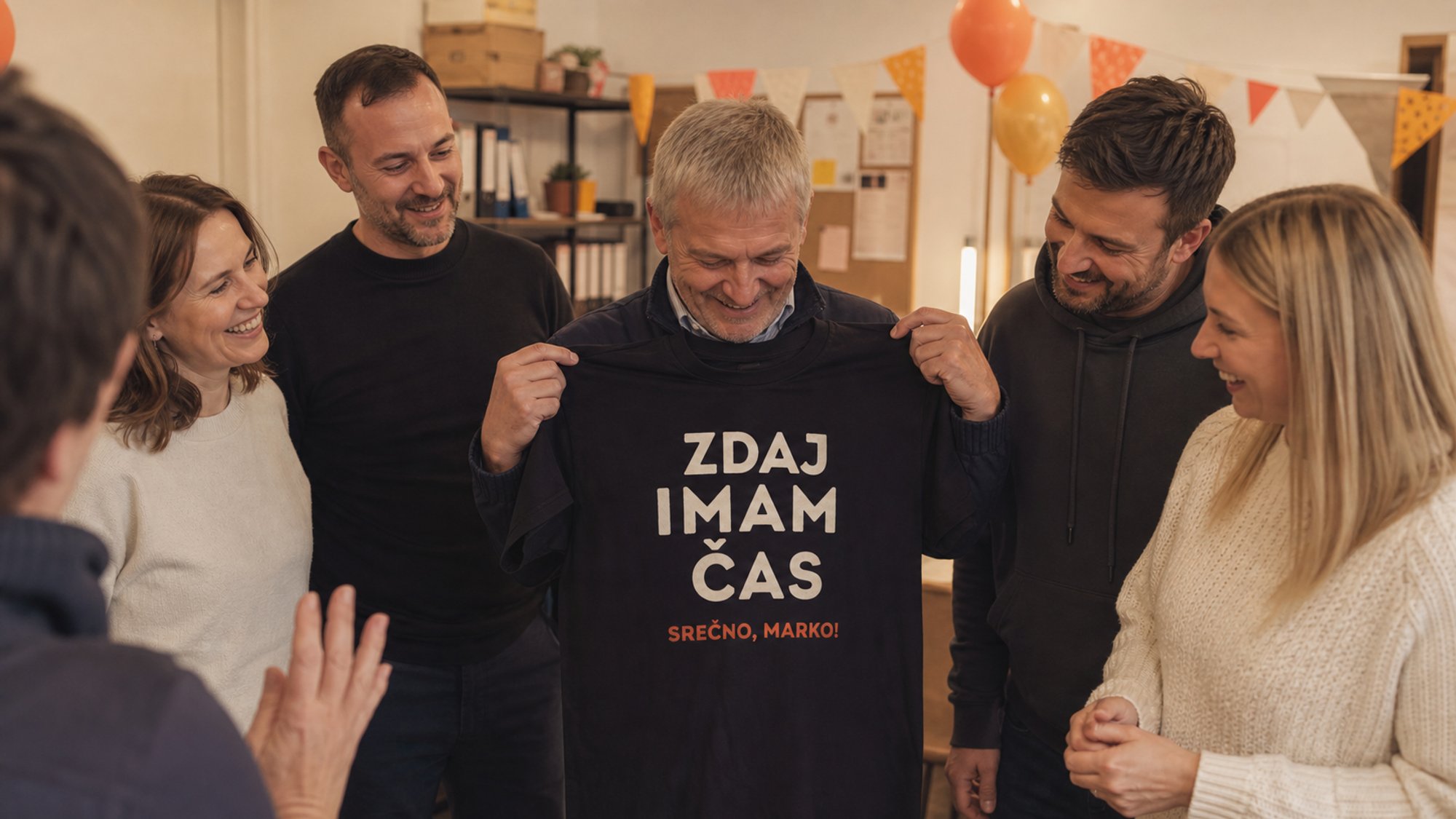 Personalizirana majica za upokojitev