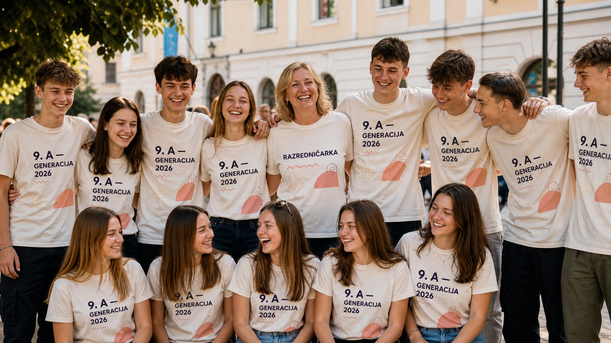 Skupinske majice za valeto in maturante