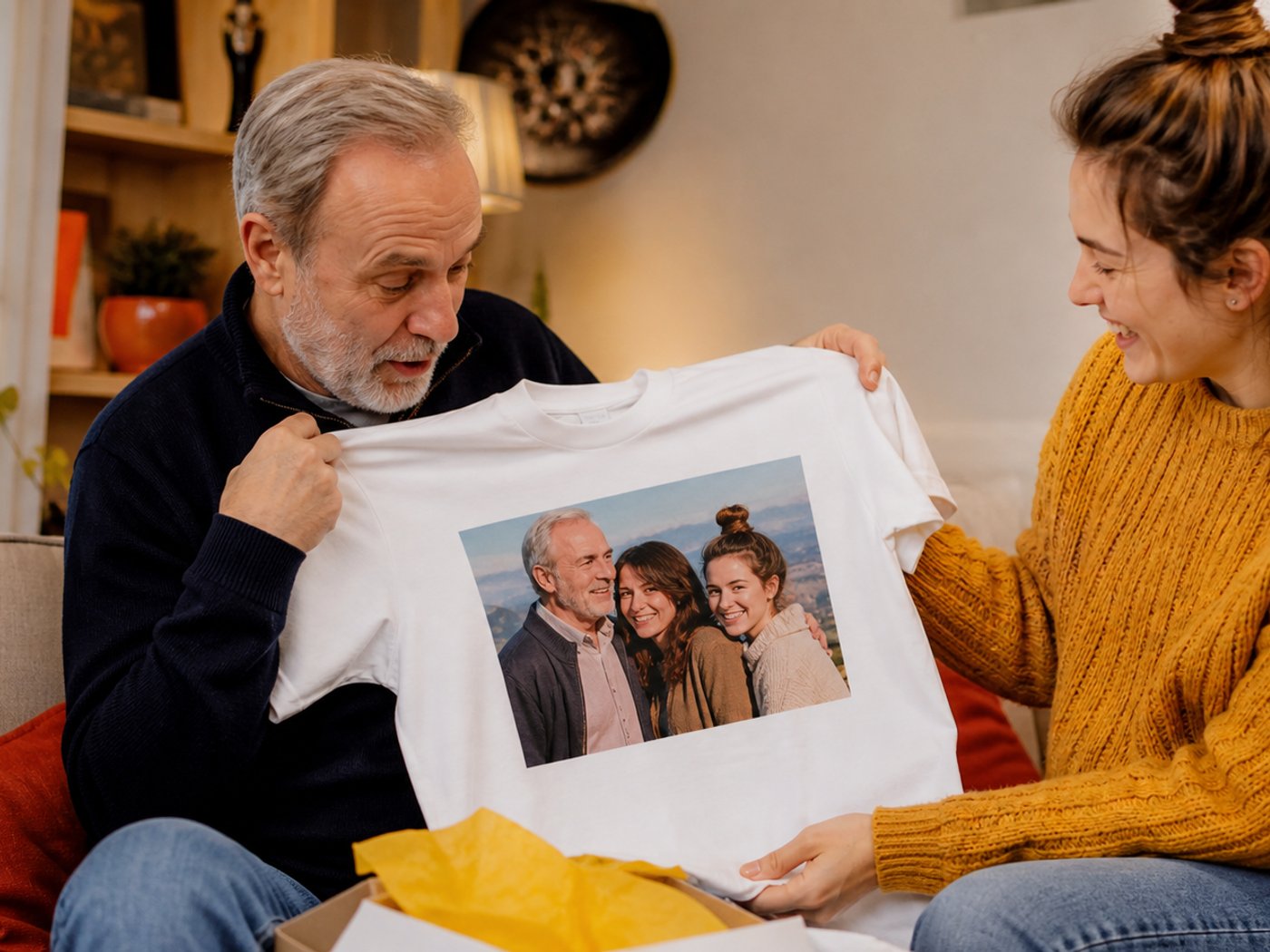 Fotografija, natisnjena na majico