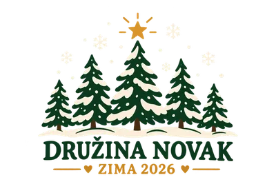 Družinski zimski gozd