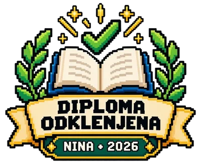 Diploma odklenjena