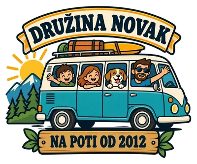 Družinski kombi na poti