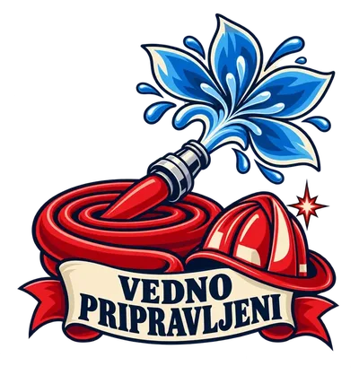 Vodna roža gasilske ekipe