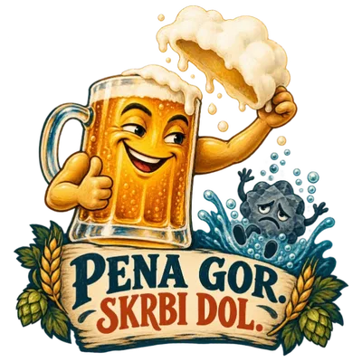 Pena gor, skrbi dol