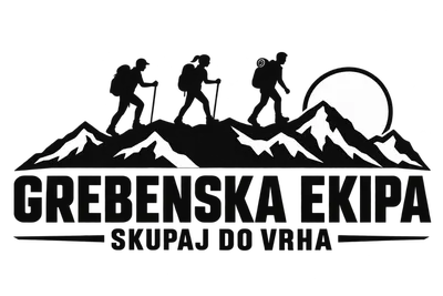 Pohodniška skupina na grebenu