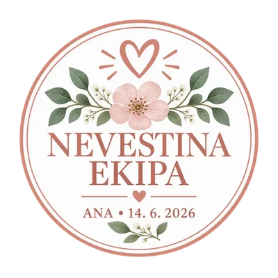 Poročna ekipa z vlogami