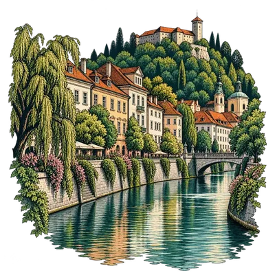 Ljubljana ob reki