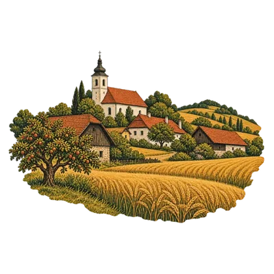 Velika Nedelja, staro vaško jedro