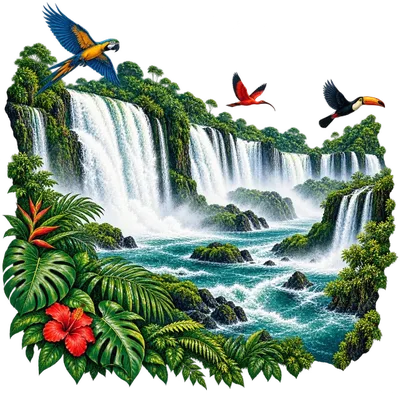 Iguazú, vodna zavesa