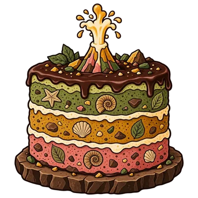 Torta geoloških plasti