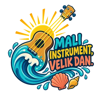 Ukulele v oceanskem valu